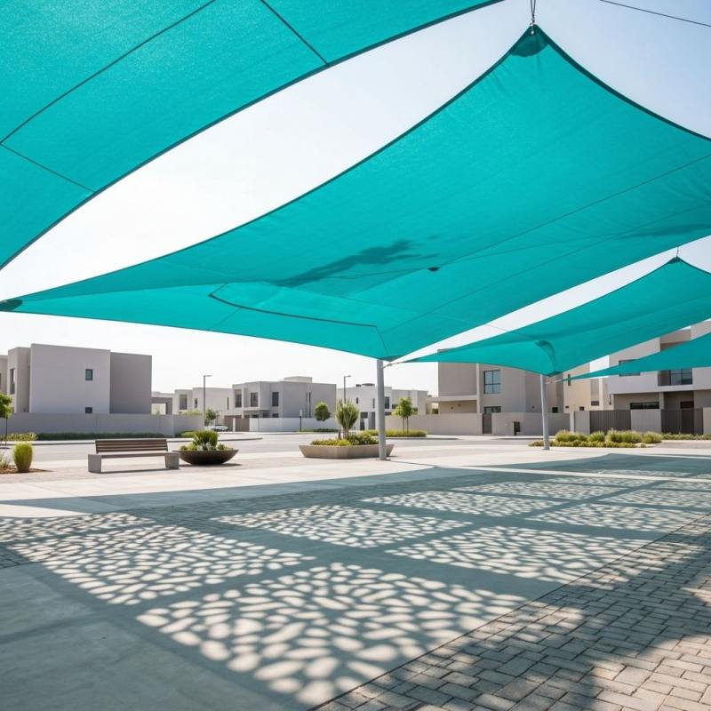 Itzalez Bela % 100 Birjina HDPE UV blokearen sare iragazkorra